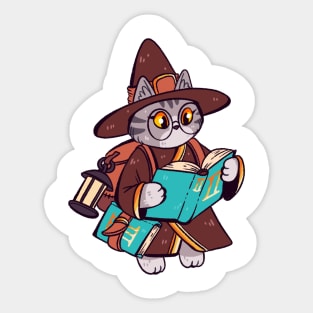 DnD Cats - Wizard Sticker